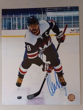 Alexander Ovechkin signed 8x10 Photo w/COA (Washington Capitals)